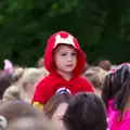 A small boy looks out over the crowd, Isobel's Race For Life, Chantry Park, Ipswich - 11th June 2014