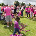 Milling throngs, Isobel's Race For Life, Chantry Park, Ipswich - 11th June 2014