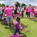 Milling throngs, Isobel's Race For Life, Chantry Park, Ipswich - 11th June 2014