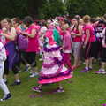A girl in a Christmas Tree costume, Isobel's Race For Life, Chantry Park, Ipswich - 11th June 2014