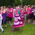 A girl in a Christmas Tree costume, Isobel's Race For Life, Chantry Park, Ipswich - 11th June 2014