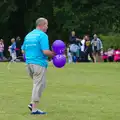 A bloke roams around with balloons, Isobel's Race For Life, Chantry Park, Ipswich - 11th June 2014