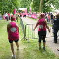 Isobel warms down, Isobel's Race For Life, Chantry Park, Ipswich - 11th June 2014