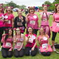Nosher ligs a photo of the 'Cheeky Chimpettes' , Isobel's Race For Life, Chantry Park, Ipswich - 11th June 2014