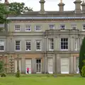 A lone walker trots past Chantry House, Isobel's Race For Life, Chantry Park, Ipswich - 11th June 2014