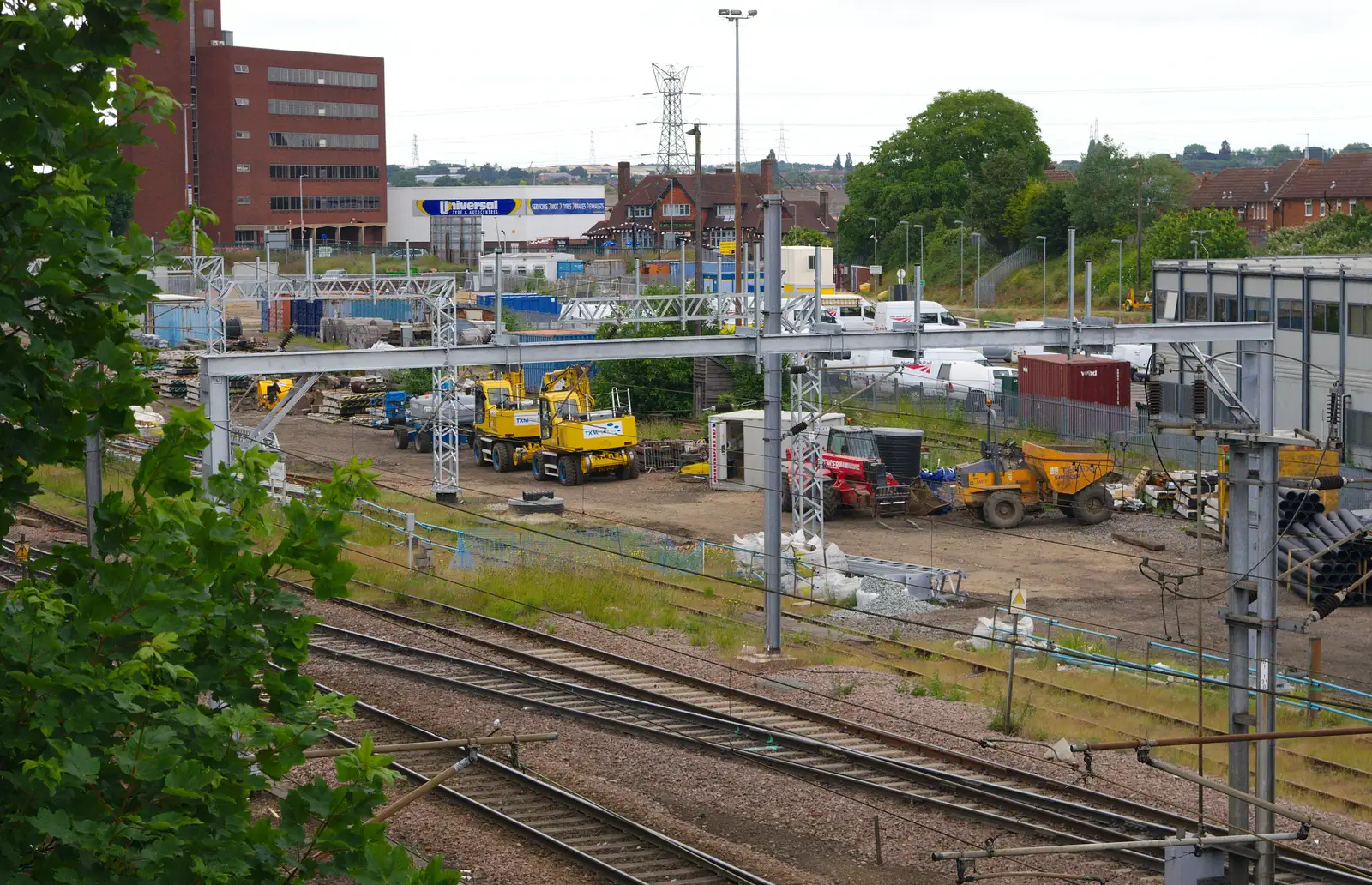 Ipswich Goods Yard, from Isobel's Race For Life, Chantry Park, Ipswich - 11th June 2014