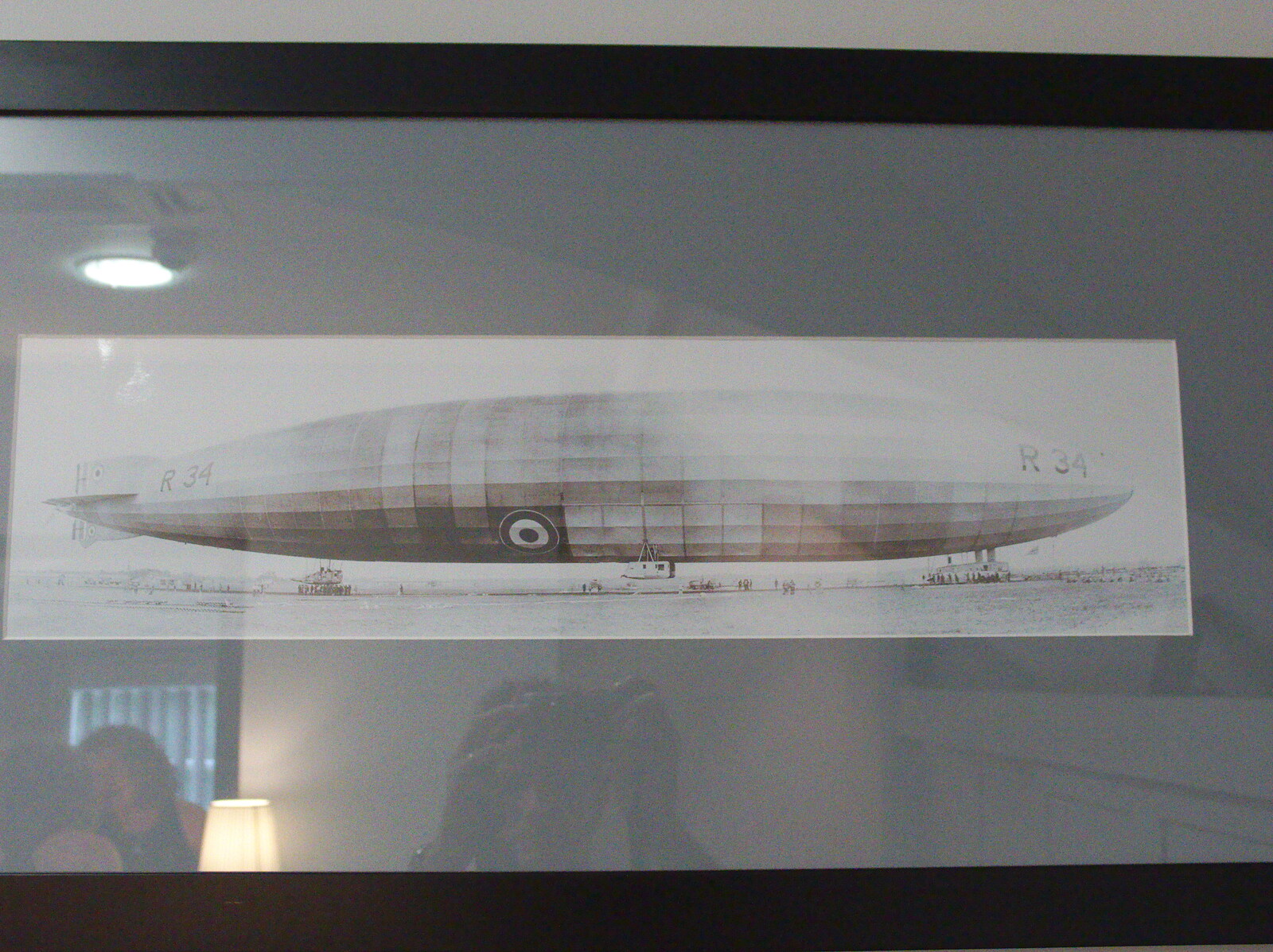 A pitcure of the R34 airship from Railway Hell: A Pantograph Story, Chelmsford, Essex - 17th June 2014