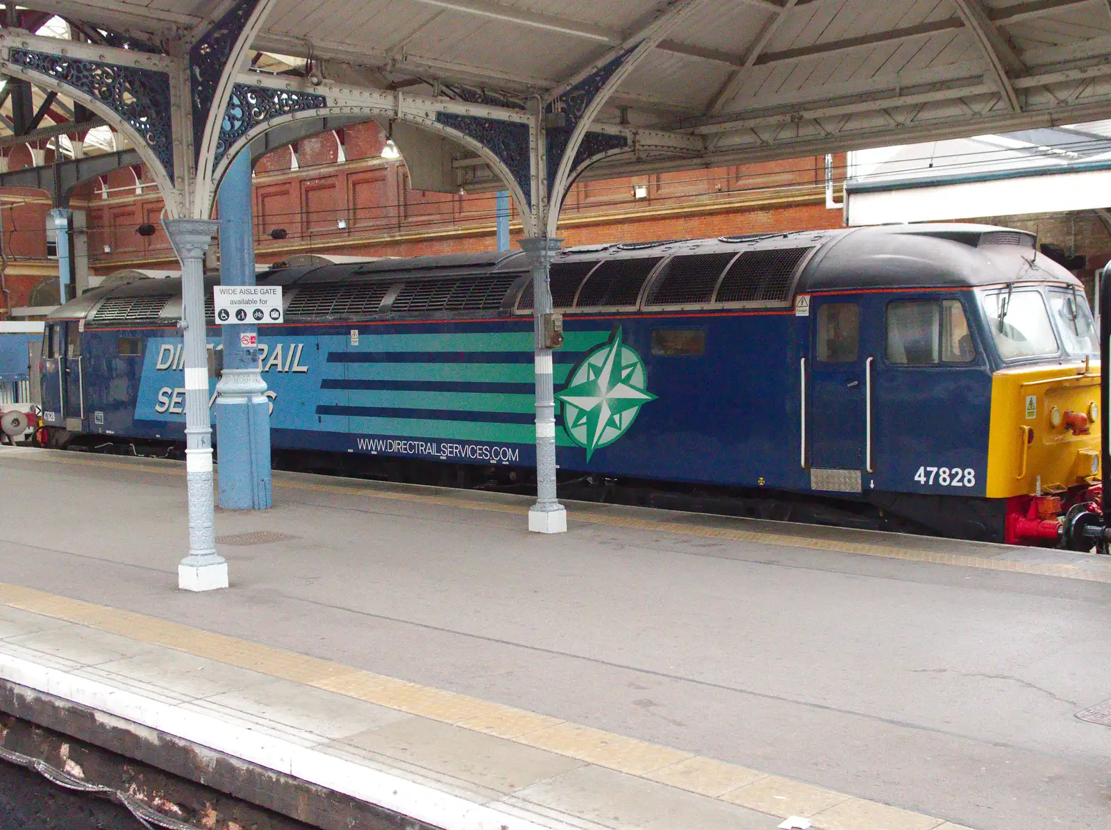 An old Class 47 diesel waits at Norwich Station, from Railway Hell: A Pantograph Story, Chelmsford, Essex - 17th June 2014