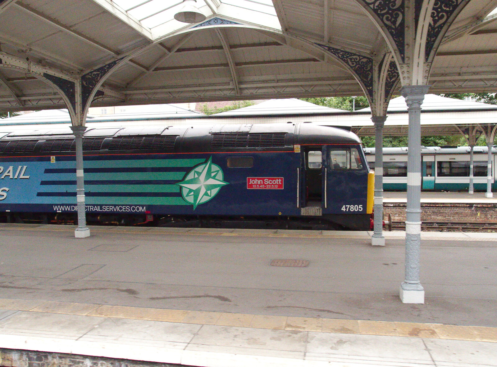 Class 47 47805 The John Scott from Railway Hell: A Pantograph Story, Chelmsford, Essex - 17th June 2014