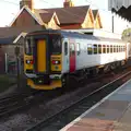 A single Class 153 unit rumbles through Diss, Railway Hell: A Pantograph Story, Chelmsford, Essex - 17th June 2014