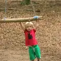 Harry swings around, A Weekend in the Camper Van, West Harling, Norfolk - 21st June 2014