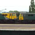 Two ancient 1960s Class 86 locos go head-to-head, SwiftKey Innovation Days, The Haymarket, London - 27th June 2014