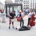 There's a skiffle band on Trafalgar Square, SwiftKey Innovation Days, The Haymarket, London - 27th June 2014