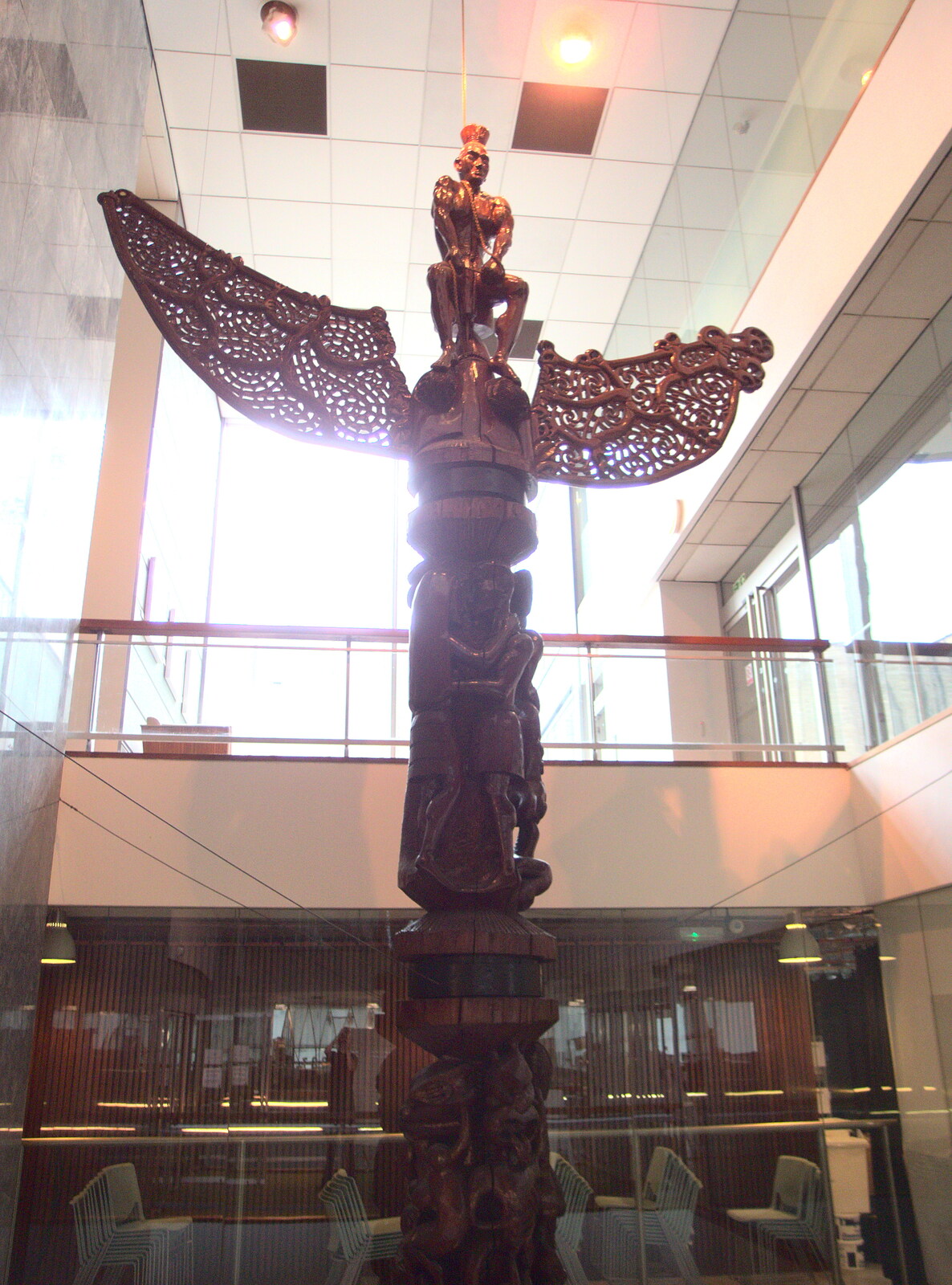 A Maori totem from SwiftKey Innovation Days, The Haymarket, London - 27th June 2014