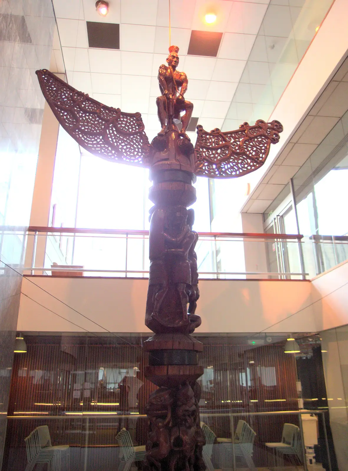 A Maori totem, from SwiftKey Innovation Days, The Haymarket, London - 27th June 2014