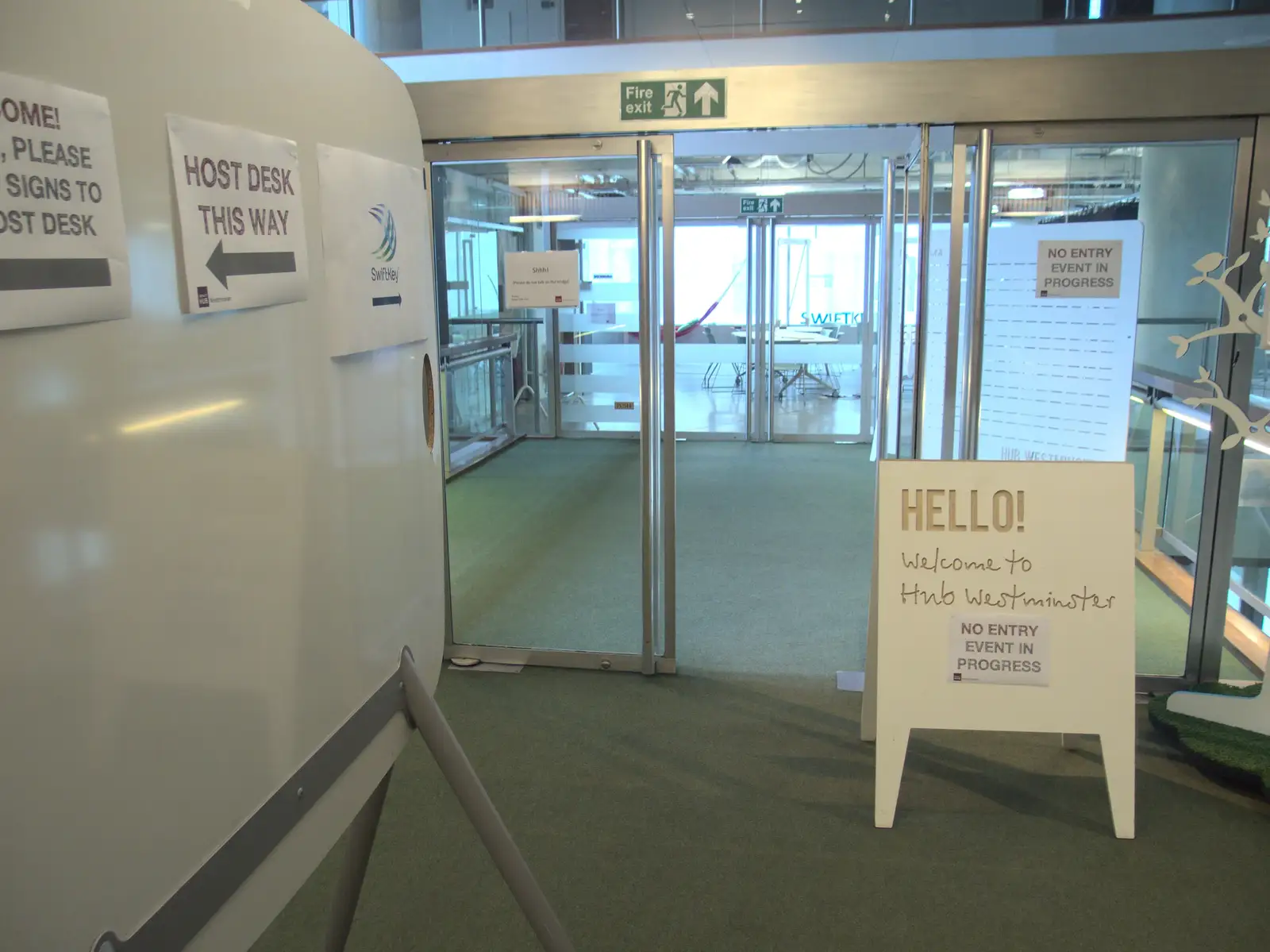 The door to SwiftKey's innovation, from SwiftKey Innovation Days, The Haymarket, London - 27th June 2014