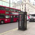 A black K6 Wifi phone box, SwiftKey Innovation Days, The Haymarket, London - 27th June 2014