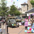 There's something military on the Market Place, A Busy Day and a Church Fair, Diss, Norfolk - 28th June 2014