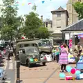 There's something military on the Market Place, A Busy Day and a Church Fair, Diss, Norfolk - 28th June 2014