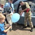 Fred gets a balloon, A Busy Day and a Church Fair, Diss, Norfolk - 28th June 2014