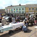 Diss Market Place, A Busy Day and a Church Fair, Diss, Norfolk - 28th June 2014