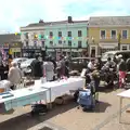 Diss Market Place, A Busy Day and a Church Fair, Diss, Norfolk - 28th June 2014