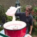 Candy Floss by the church hall, A Busy Day and a Church Fair, Diss, Norfolk - 28th June 2014