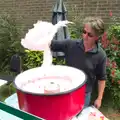 Candy Floss by the church hall, A Busy Day and a Church Fair, Diss, Norfolk - 28th June 2014