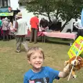 Fred's got a lion hand-puppet, A Busy Day and a Church Fair, Diss, Norfolk - 28th June 2014