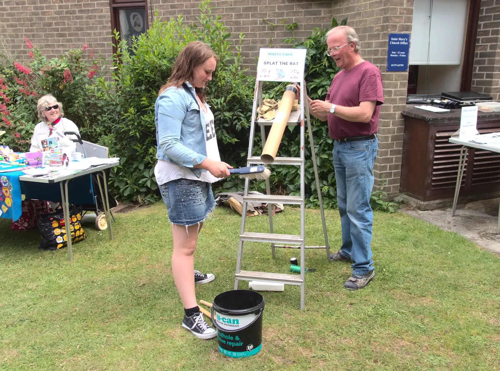 There's a Splat the Rat, from A Busy Day and a Church Fair, Diss, Norfolk - 28th June 2014