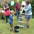 Fred has a go at rat splatting, A Busy Day and a Church Fair, Diss, Norfolk - 28th June 2014