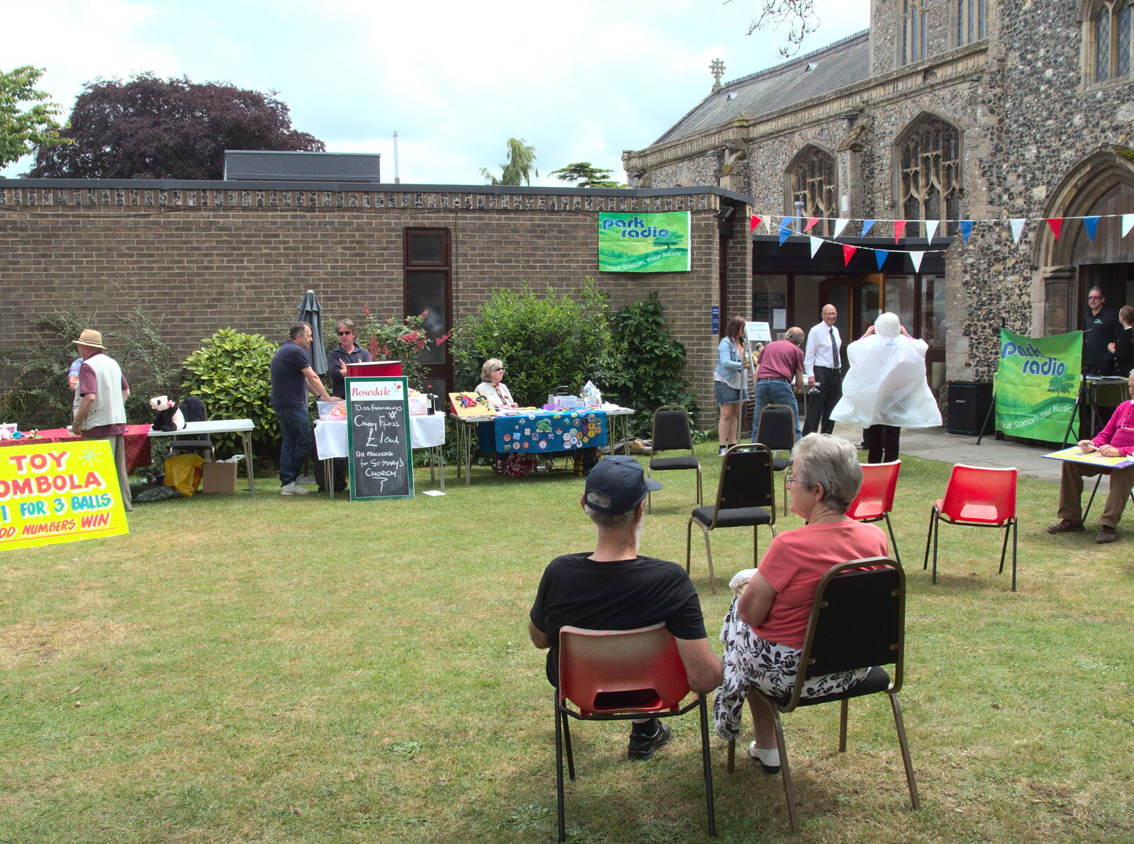 St. Mary's church hall in Diss from A Busy Day and a Church Fair, Diss, Norfolk - 28th June 2014
