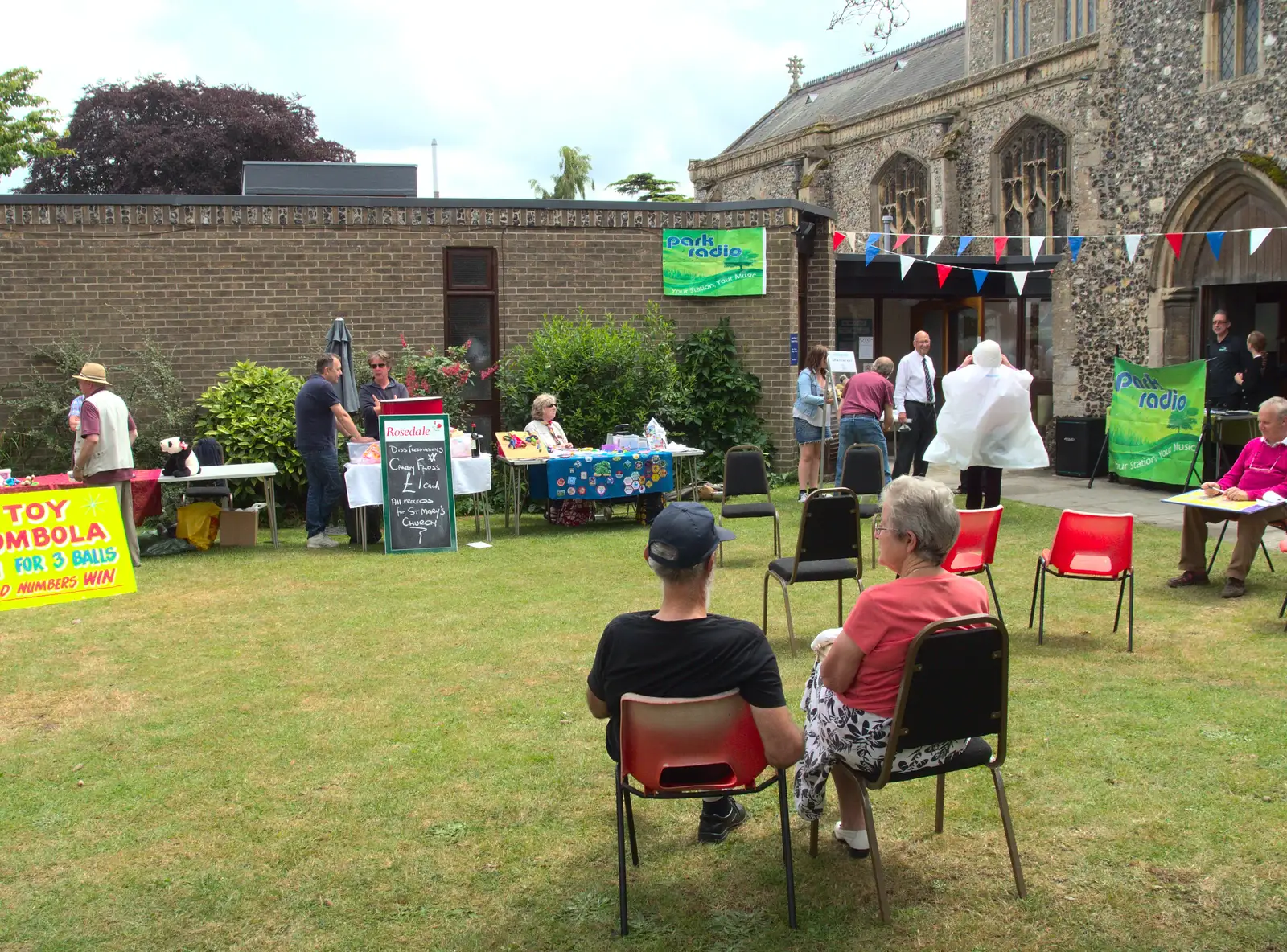 St. Mary's church hall in Diss, from A Busy Day and a Church Fair, Diss, Norfolk - 28th June 2014