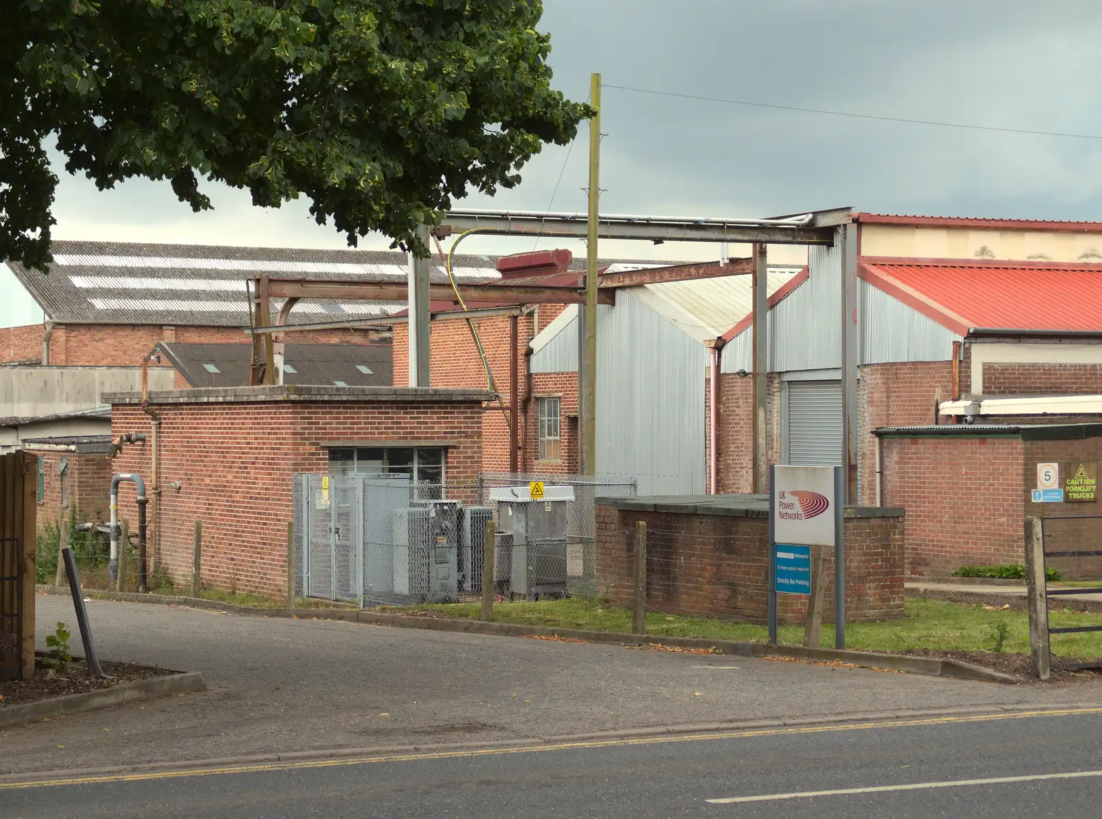 The back of the old Feather Factory, from A Busy Day and a Church Fair, Diss, Norfolk - 28th June 2014