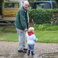 Grandad and Harry, Thrandeston Pig, Little Green, Thrandeston, Suffolk - 29th June 2014