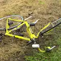 The Boy Phil's bike is left out for a wash, Thrandeston Pig, Little Green, Thrandeston, Suffolk - 29th June 2014