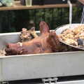 A hog's head, Thrandeston Pig, Little Green, Thrandeston, Suffolk - 29th June 2014