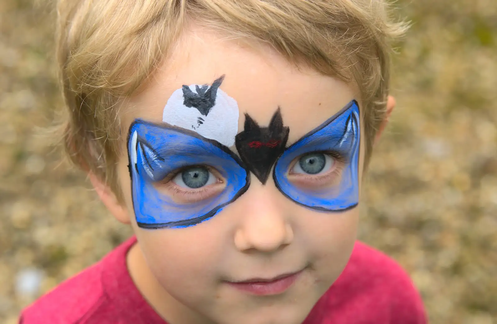 Fred has bat wings, from The Village Summer Fête, Brome, Suffolk - 5th July 2014