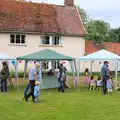 Grandad and Harry walk around, The Village Summer Fête, Brome, Suffolk - 5th July 2014