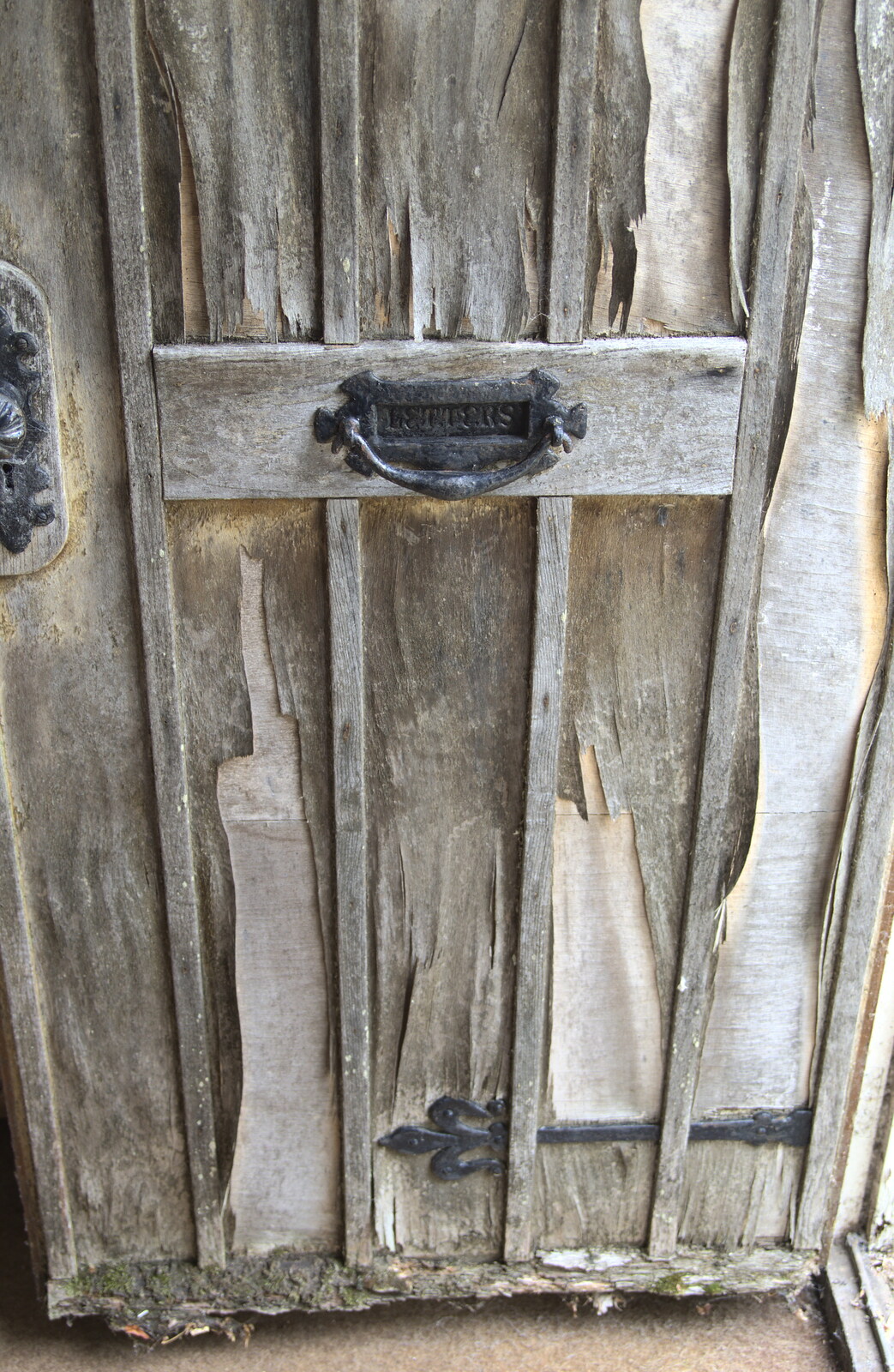 There's a particularly knackered door from The Village Summer Fête, Brome, Suffolk - 5th July 2014