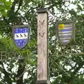 The Brome and Oakley village sign, The Village Summer Fête, Brome, Suffolk - 5th July 2014