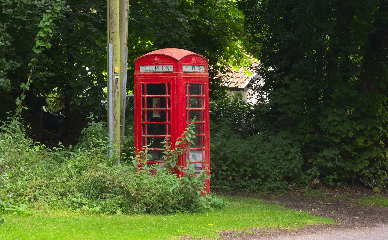 The village K6 phone box, from The Village Summer Fête, Brome, Suffolk - 5th July 2014