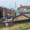 The Shard in the distance, A Trip to Pizza Pub, Great Suffolk Street, Southwark - 8th July 2014