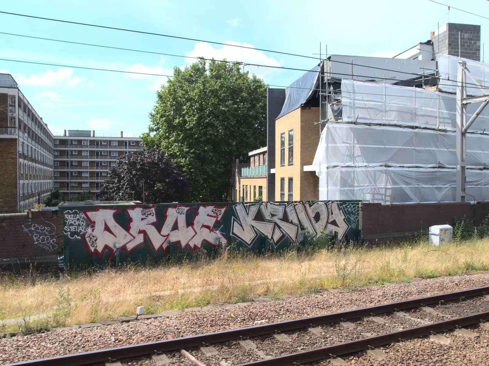 Angular silver tags, from A Trip to Pizza Pub, Great Suffolk Street, Southwark - 8th July 2014