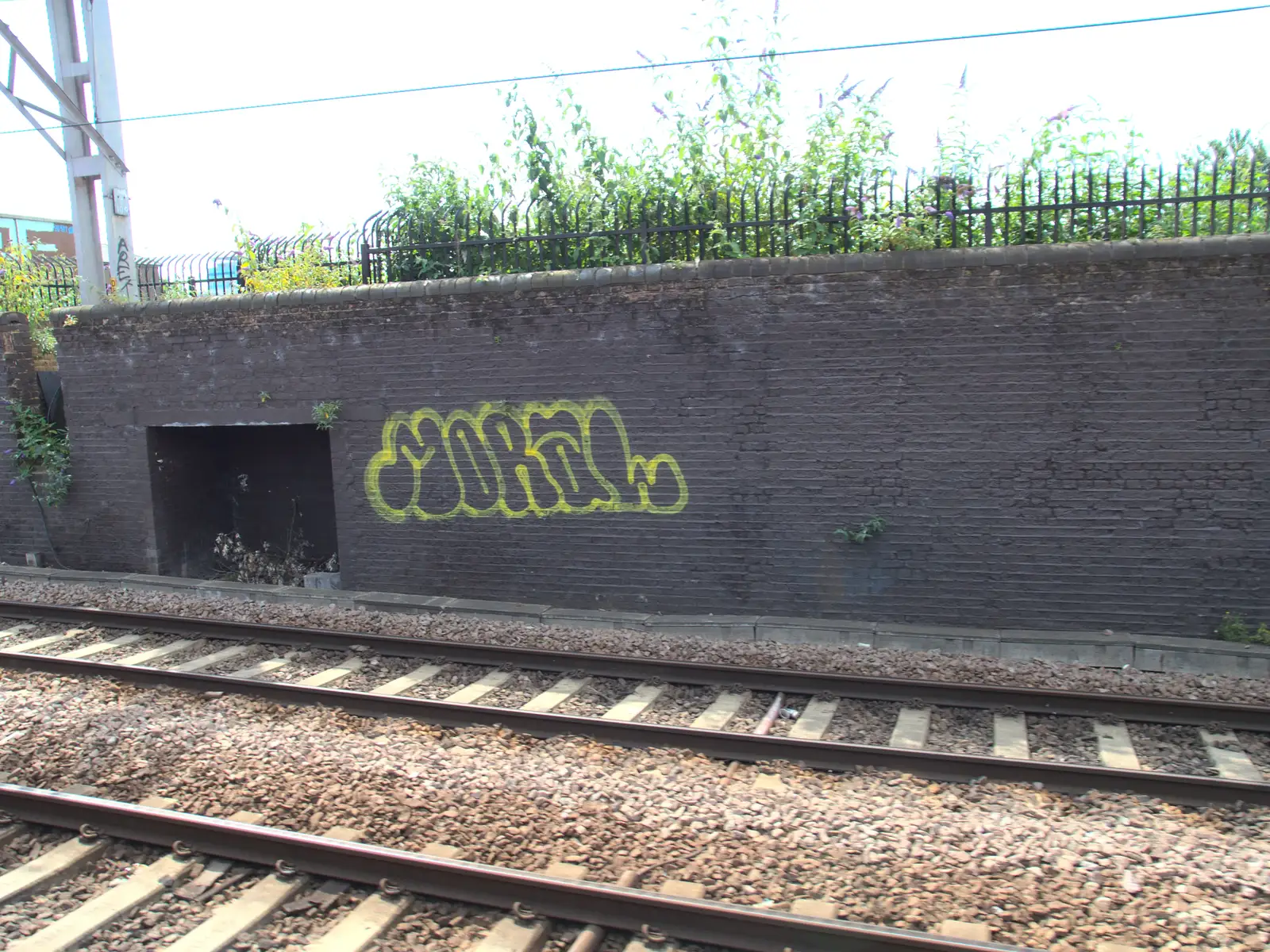 The start of a Moral Runch tag?, from A Trip to Pizza Pub, Great Suffolk Street, Southwark - 8th July 2014