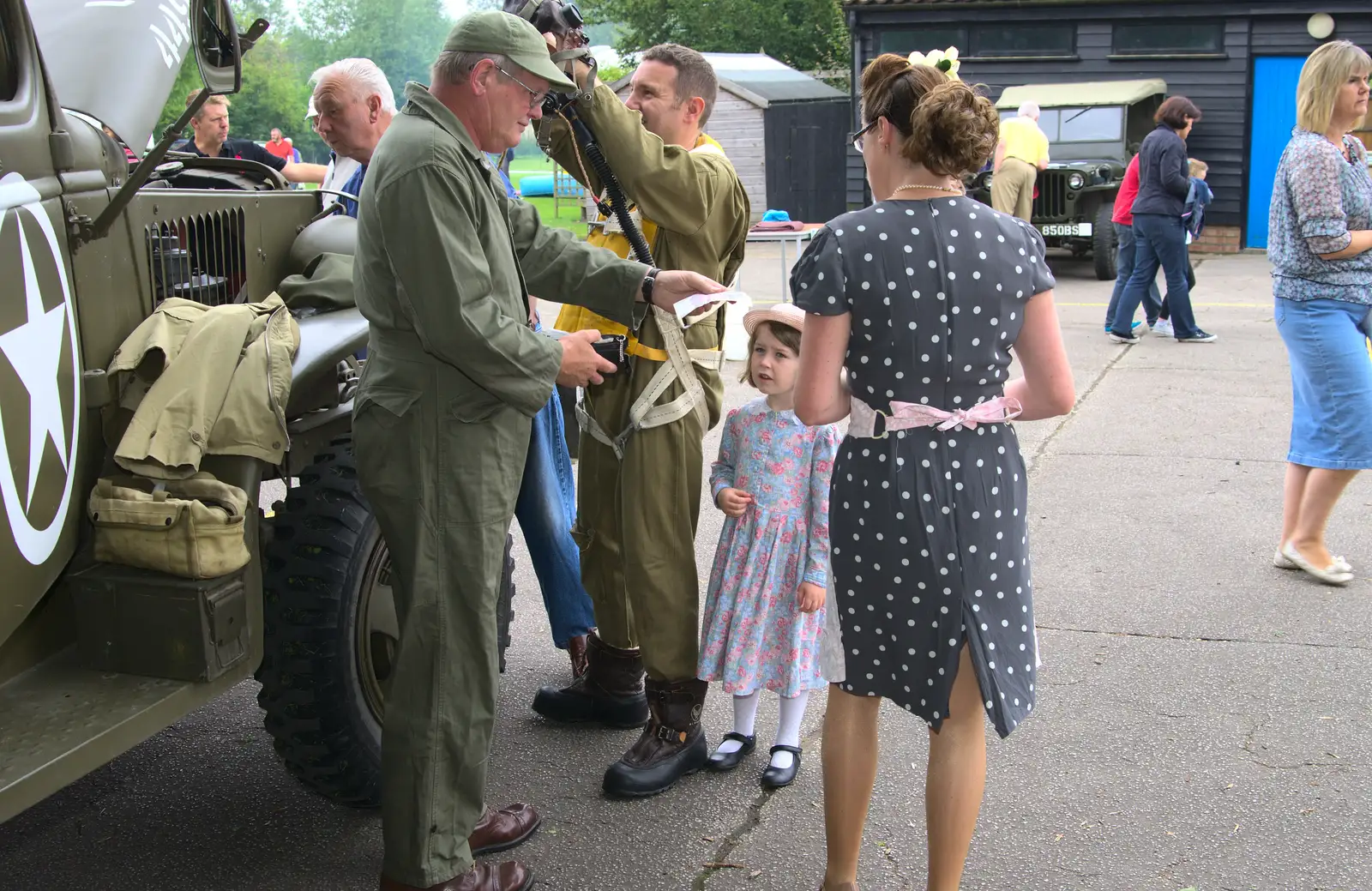 More kit is installed, from St. Peter and St. Paul's School Summer Fete, Eye, Suffolk - 12th July 2014