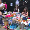 A chaotic Bric-a-brac stall, St. Peter and St. Paul's School Summer Fete, Eye, Suffolk - 12th July 2014