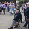 Alan King, local veteran, watches proceedings, St. Peter and St. Paul's School Summer Fete, Eye, Suffolk - 12th July 2014