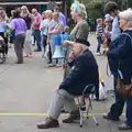 Alan King, local veteran, watches proceedings, St. Peter and St. Paul's School Summer Fete, Eye, Suffolk - 12th July 2014