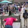 More wet sponging action, St. Peter and St. Paul's School Summer Fete, Eye, Suffolk - 12th July 2014